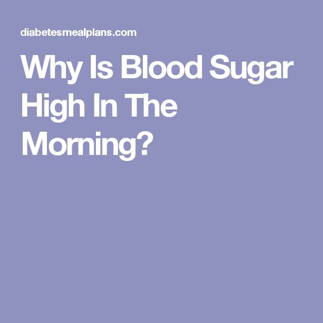 High Blood Glucose In The Morning - DiabetesProHelp.com